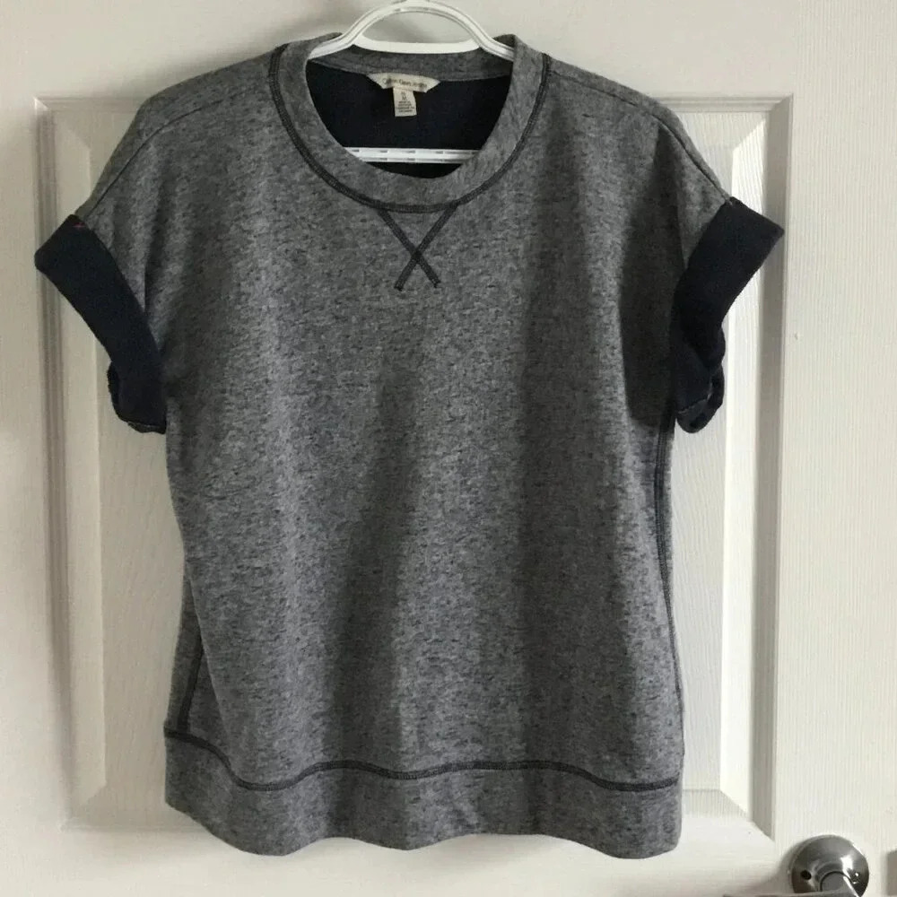 Calvin Klein Jeans Tops Short Sleeve Sweatshirt Women's Sz M